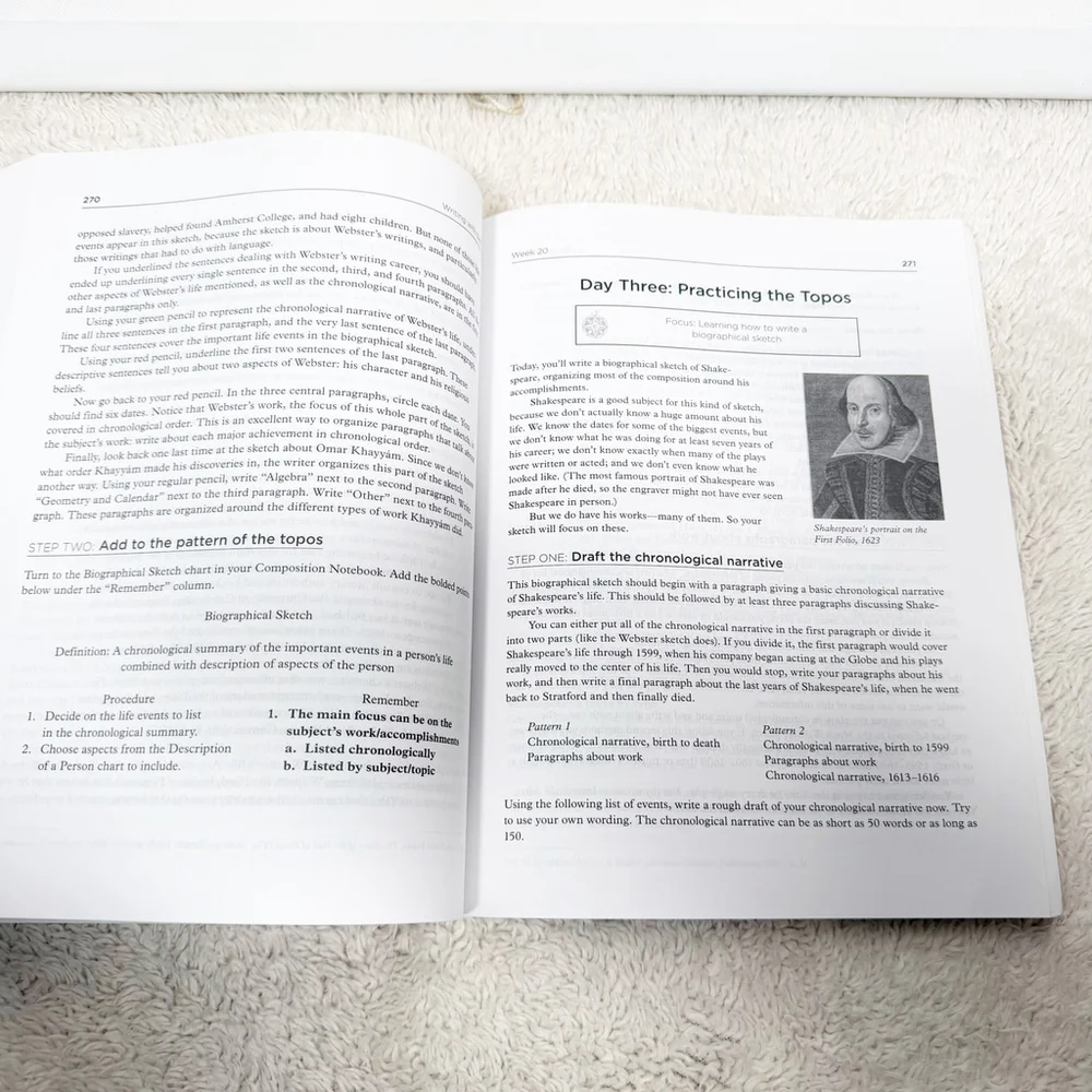 Writing With Skill Level 1 Student Workbook & Teacher Guide Well Trained Mind